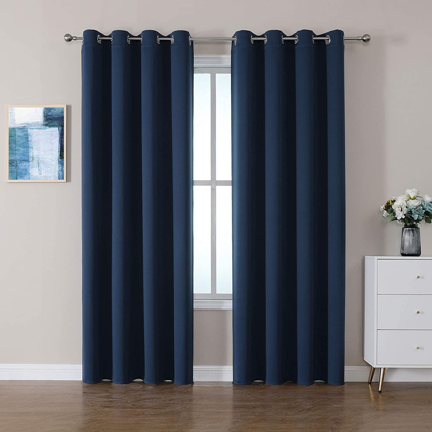 hot selling 100% polyester fabric blackout curtains