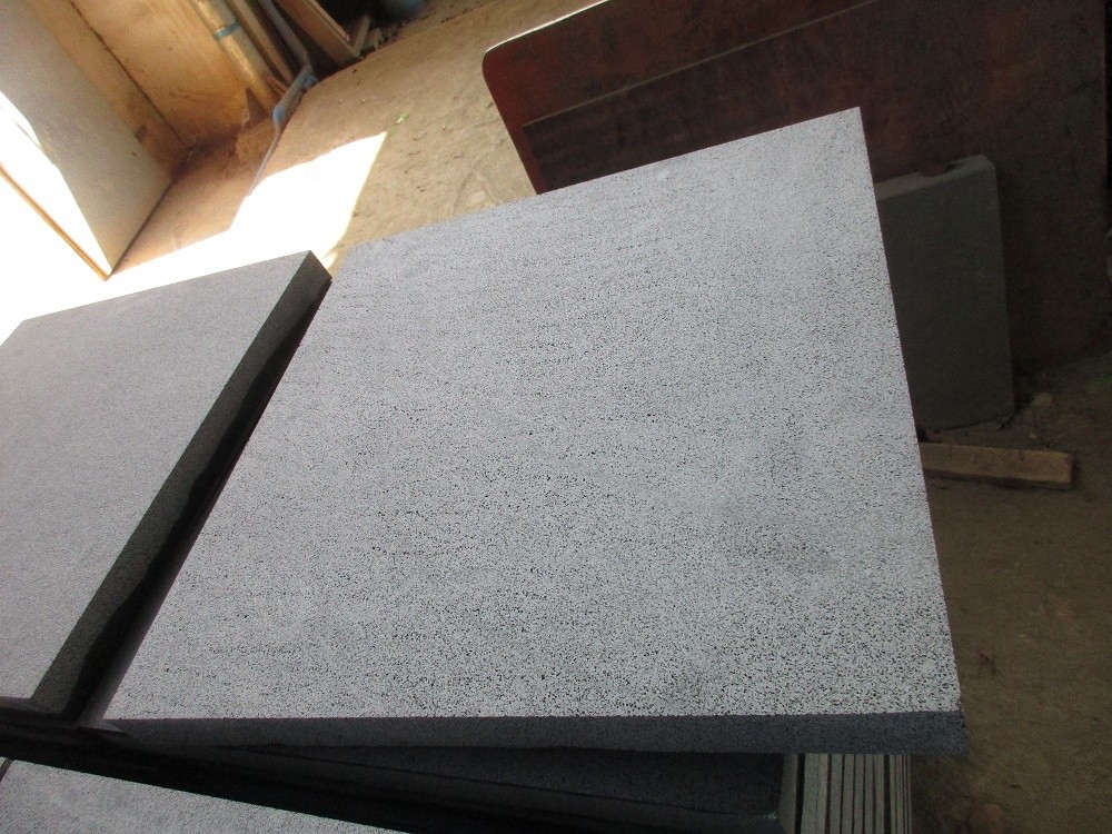 Dark Grey Volcanic Basalt Floor Tile Andesite Basalt Stone Prices